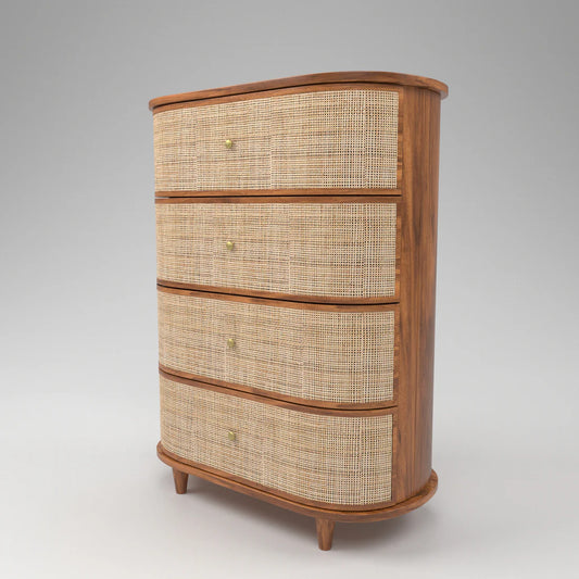 Segun Wood + Cane Cabinet 03