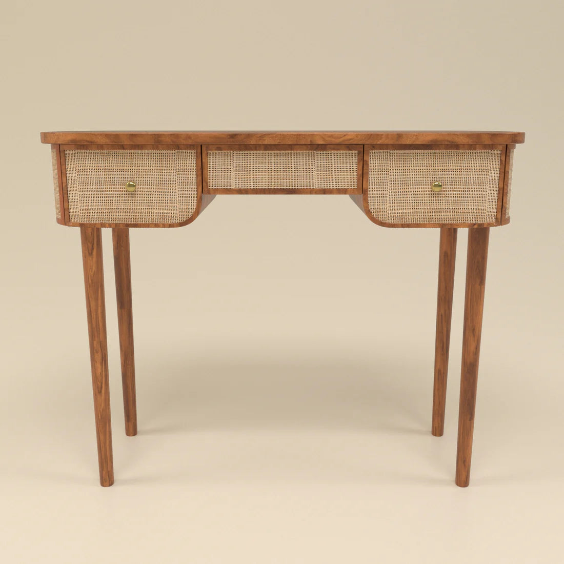 Segun Wood + Cane Table 02