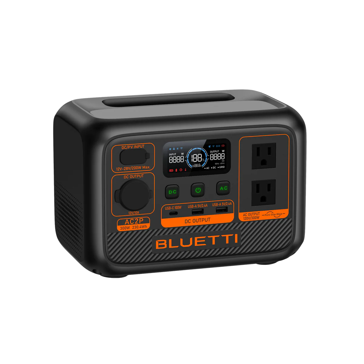 BLUETTI Premium 20 AC2P 300W Portable Power Station