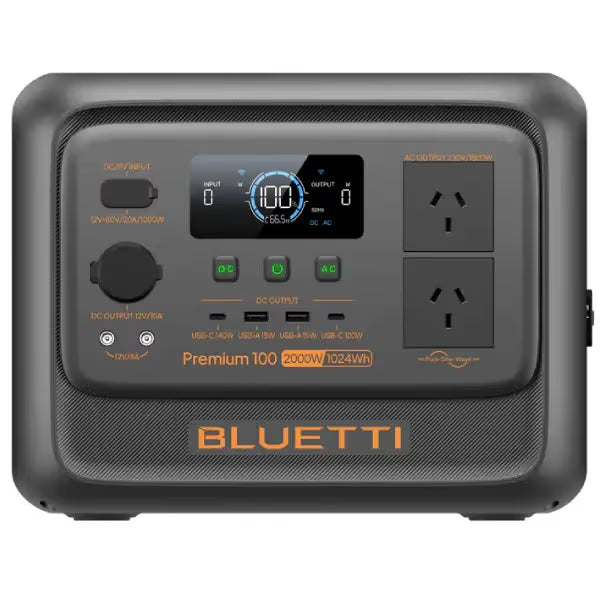 BLUETTI Premium 100 V2 2000W Portable Power Station