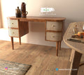 Segun Wood + Cane Table 01