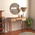 Segun Wood + Cane Table 02